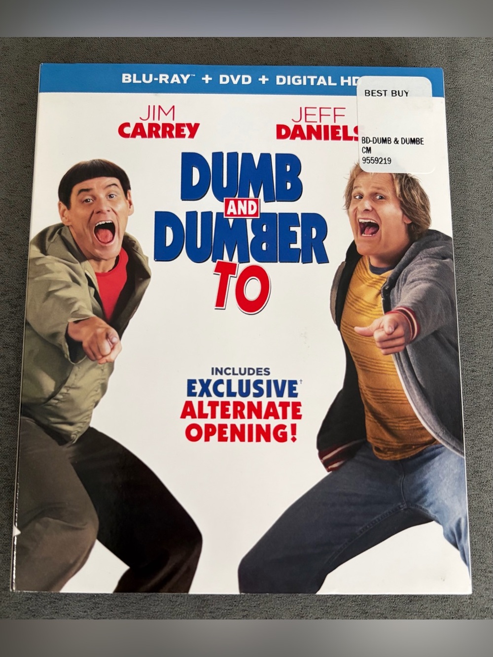 Dumb & Dumber To Blu Ray DVD Combo Pack New